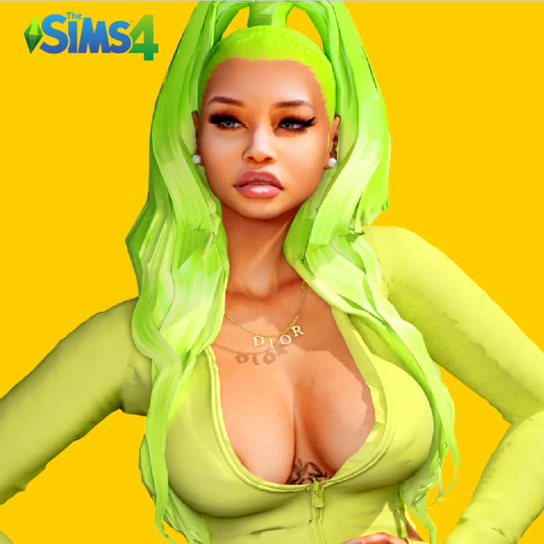 The Sims 4 Black Girls Hair CC