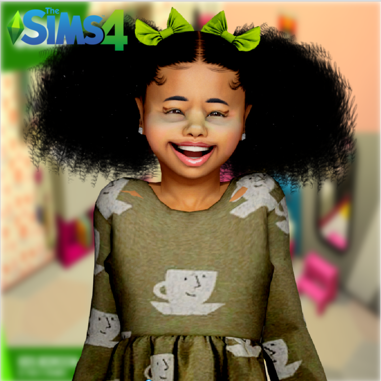 sims 4 cc black hair