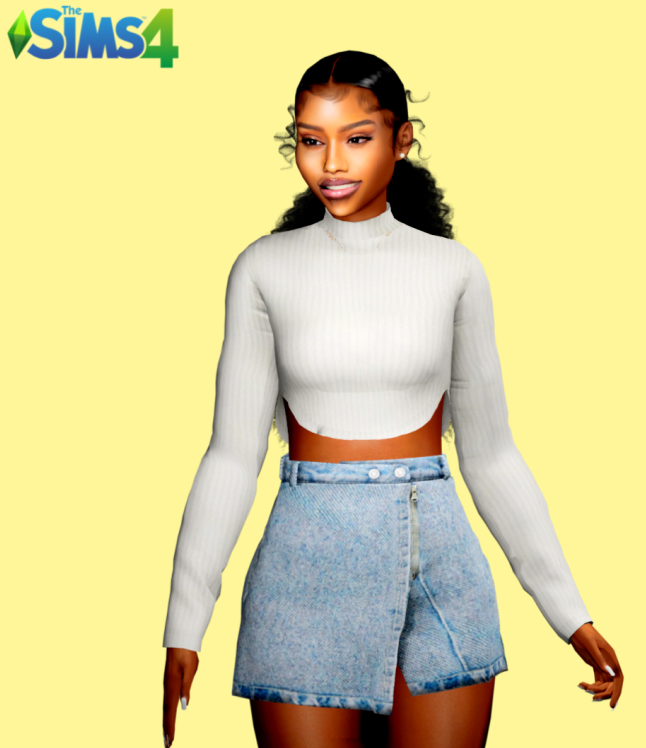 sims 4 yellow background 