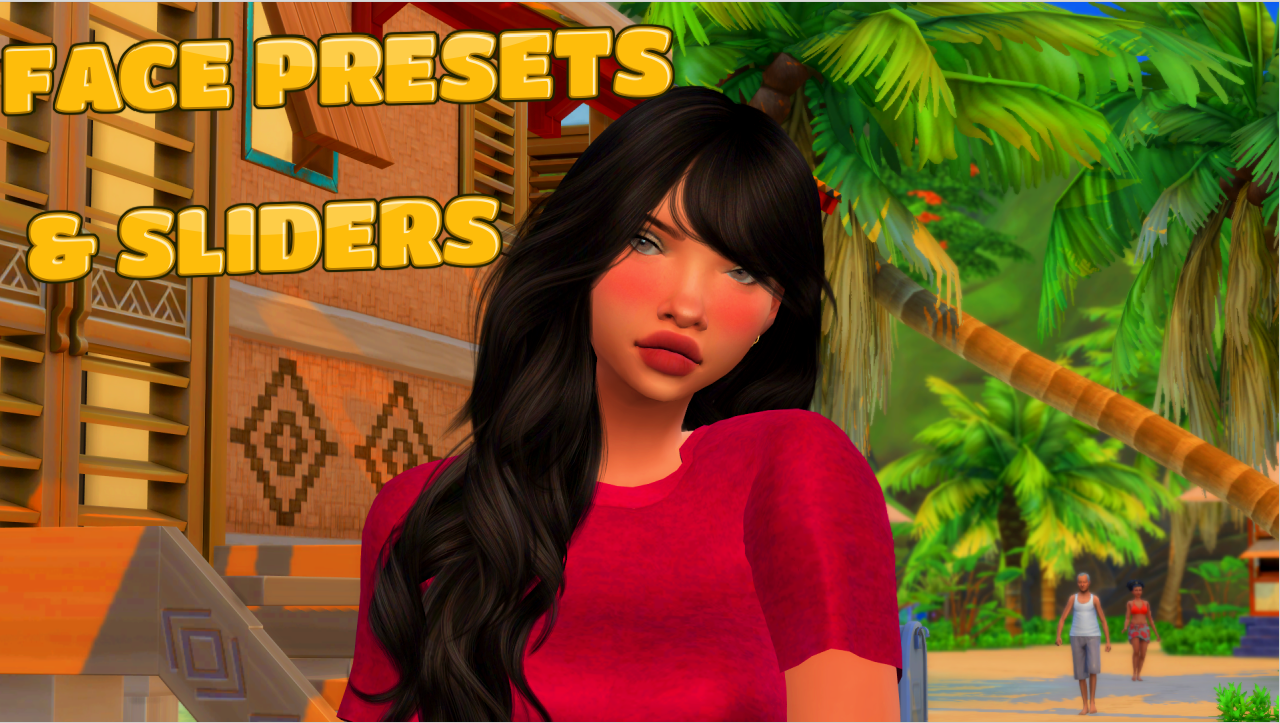 Sliders and Face Presets that i used for better Gameplay | Sims 4 CC Links