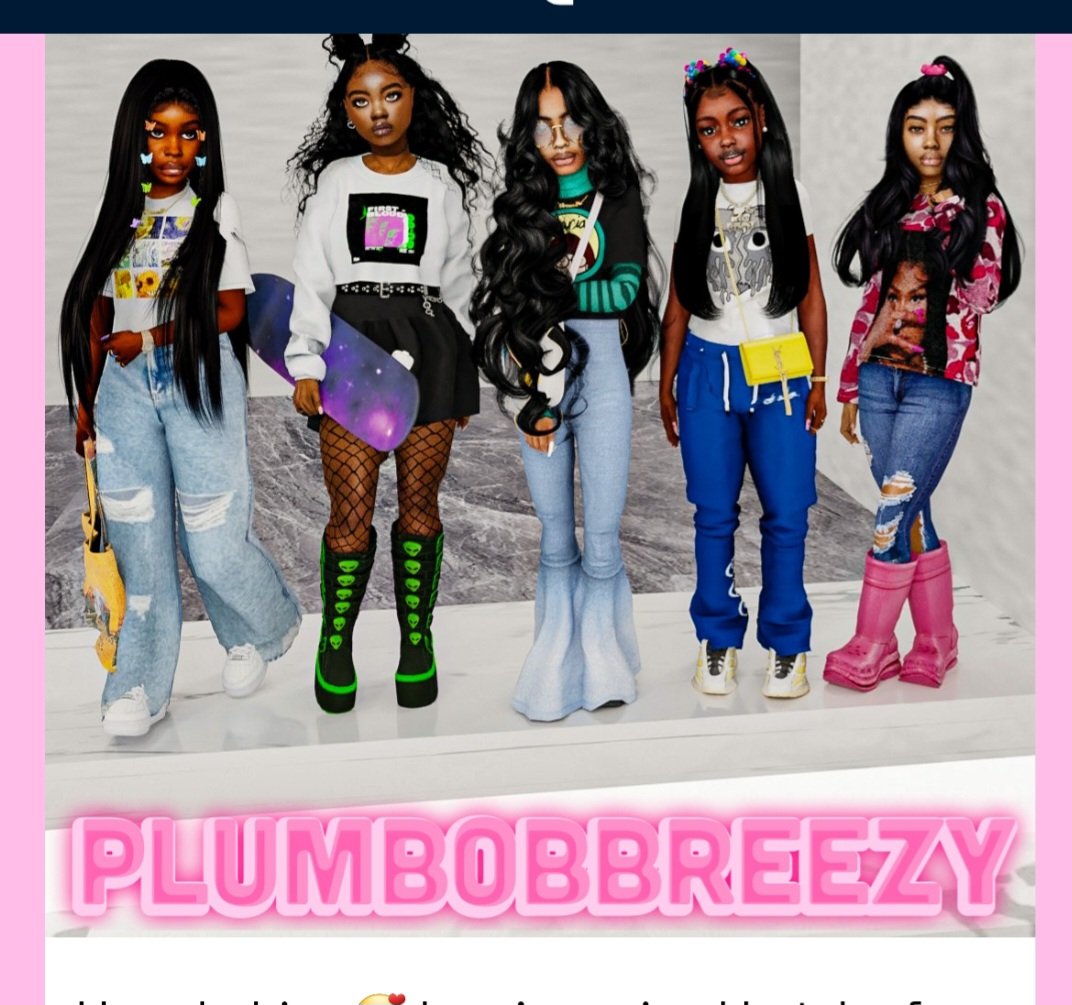 Sims 4 black kids hair