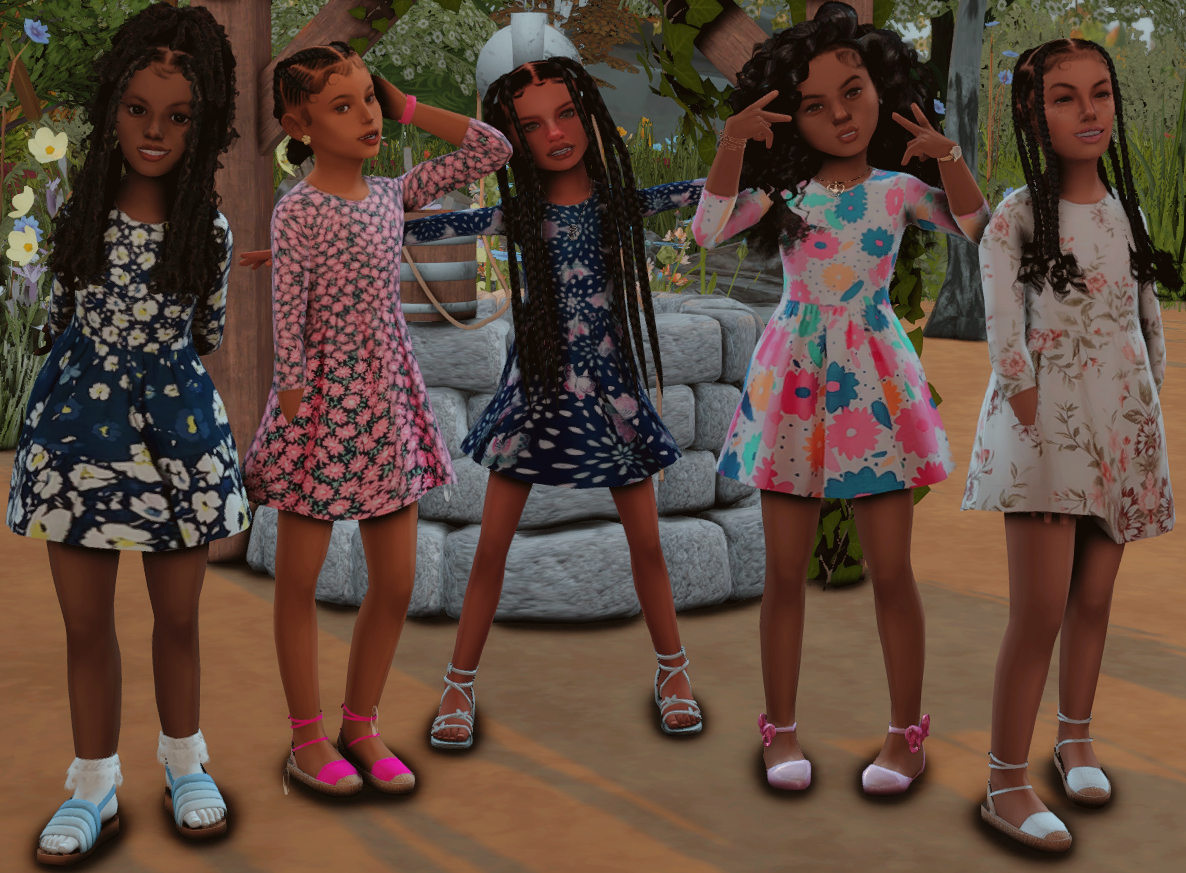 Urban Kids Sims 4 Hair download black sims kids hair