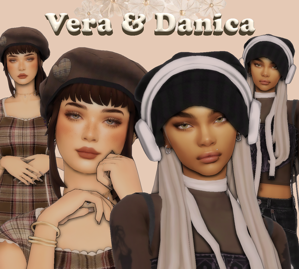 Vera & Danica a sims 4 sim dump by lizzsimzz