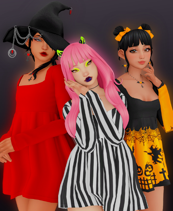 HALLOWEEN DATE NIGHT SIMS 4