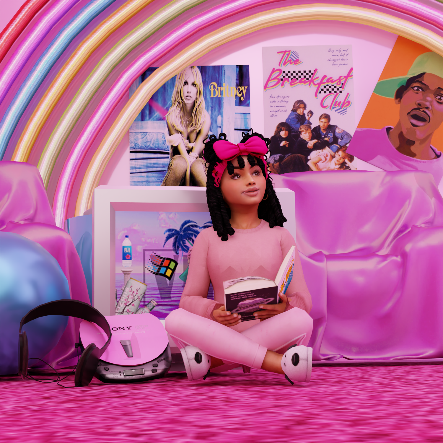 Sims 4 Free Blender Scene