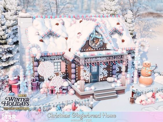 Sims 4 Residential Homes Winter