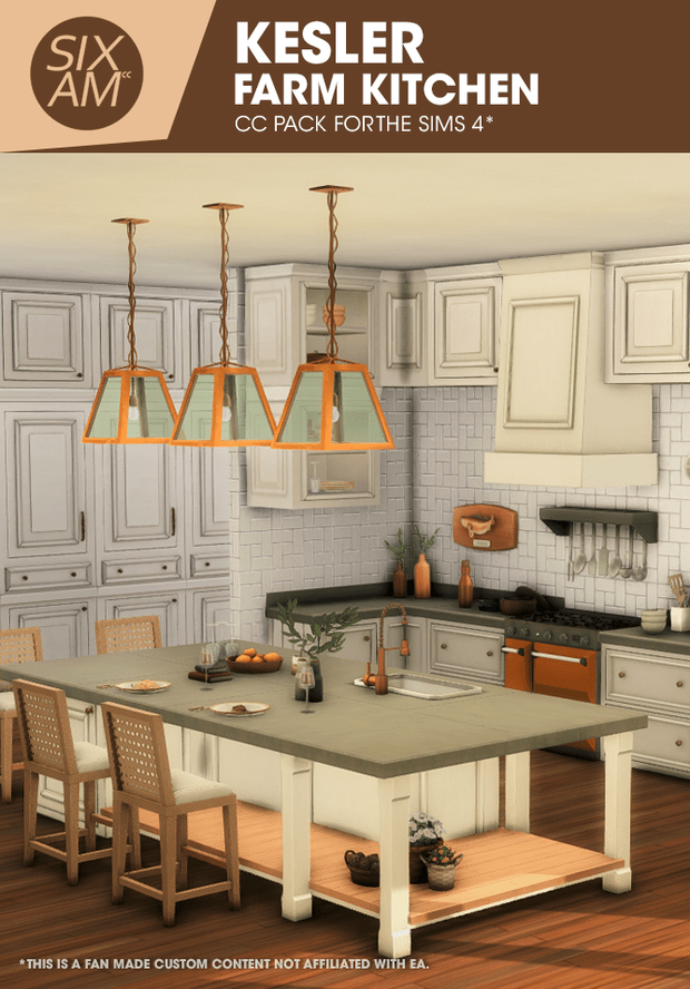 The sims 4 Kitchen cc Free