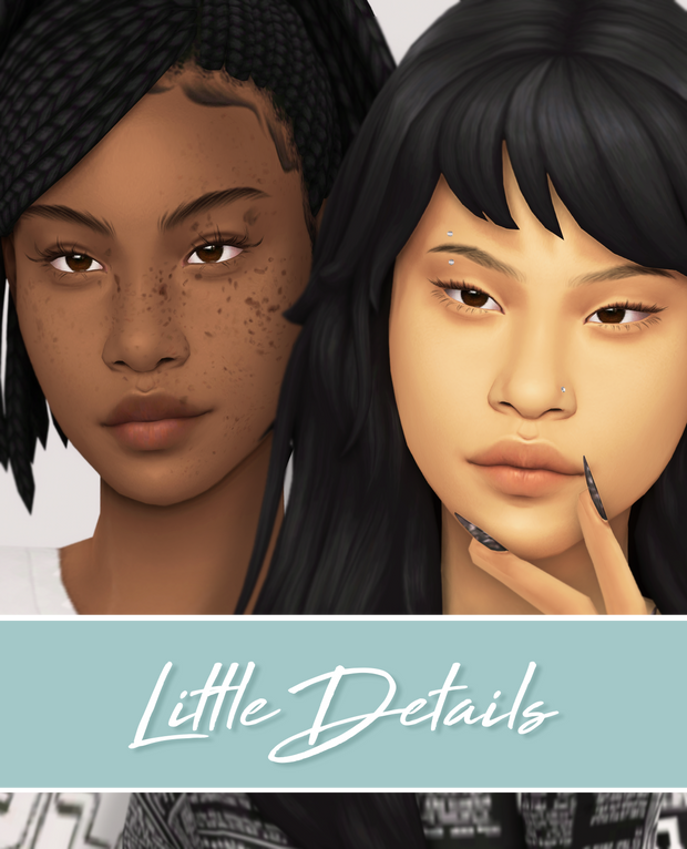 LITTLE DETAILS; collection of facial skin details | nesurii