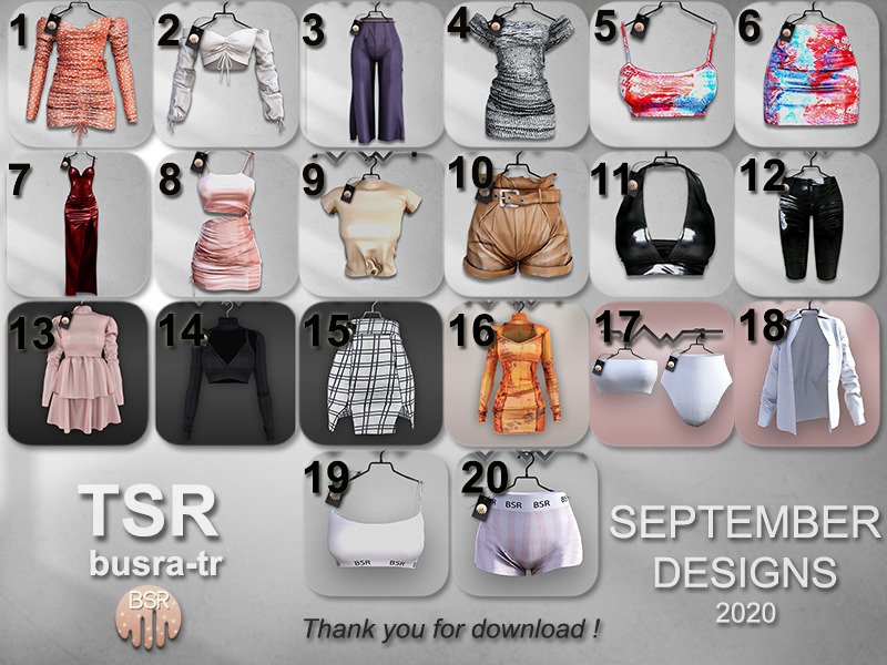 TSR DOWNLOAD LIST