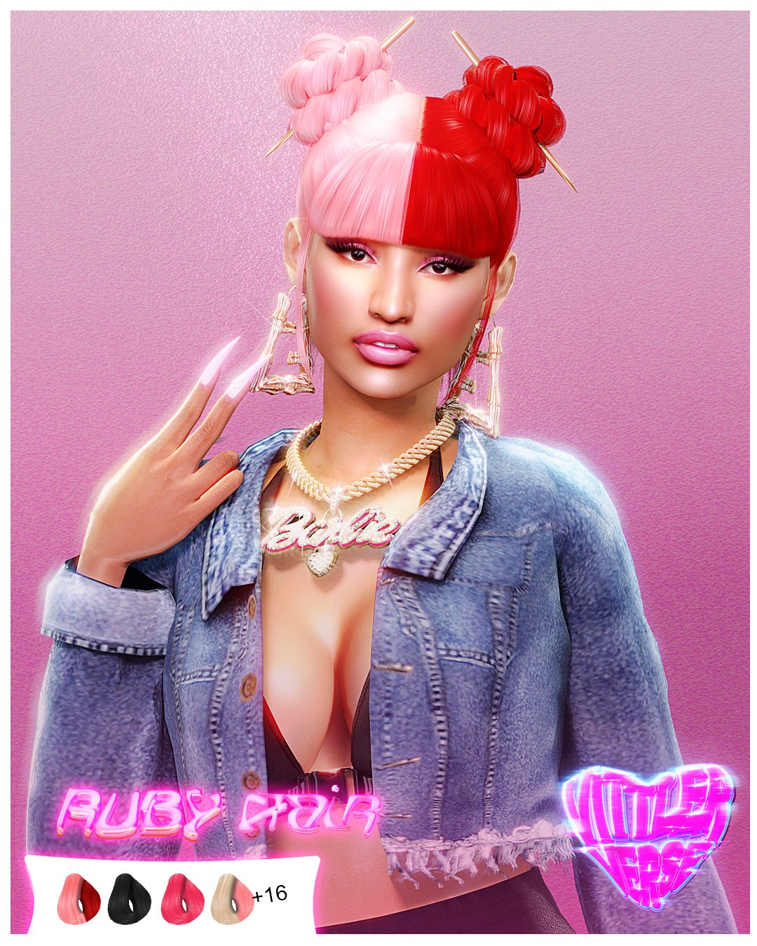 ts4 girl hair sims 4