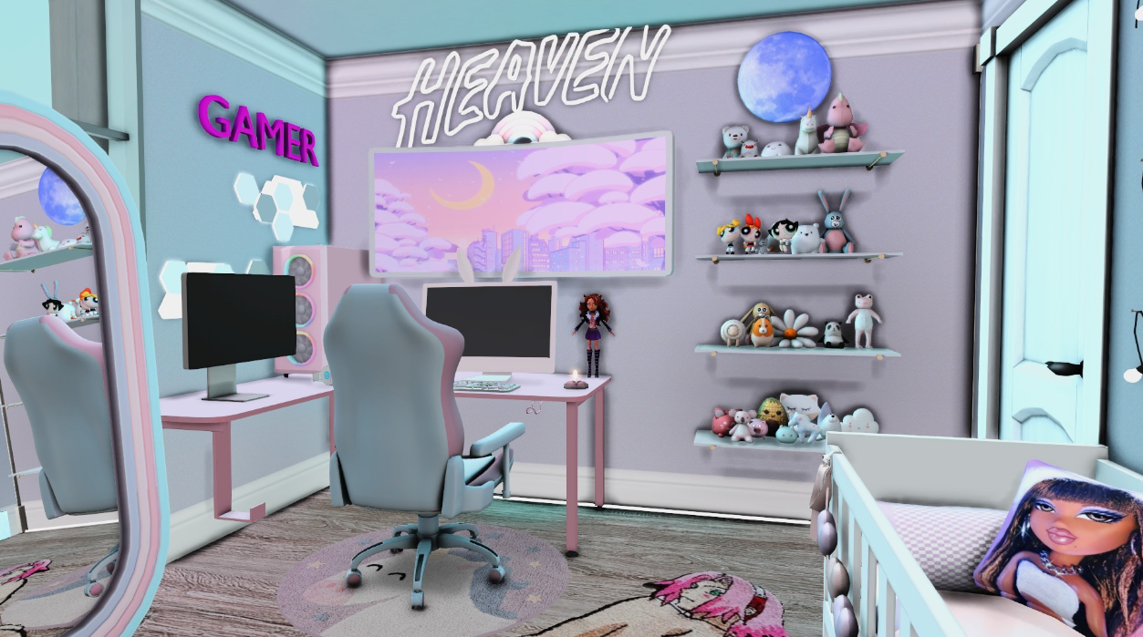 Baddies rooms sims 4
