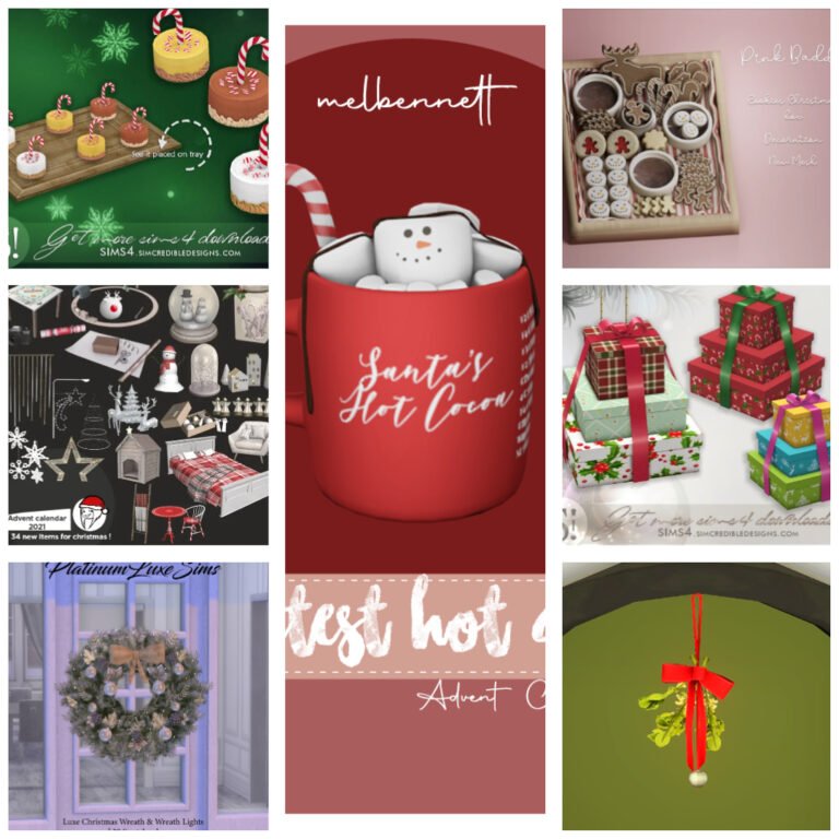 13 Must-Have Clutter Items for Realistic Sims Christmas Decor