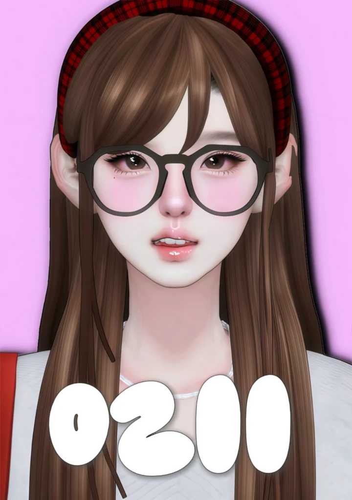 Ozii Hair N2 for The Sims 4