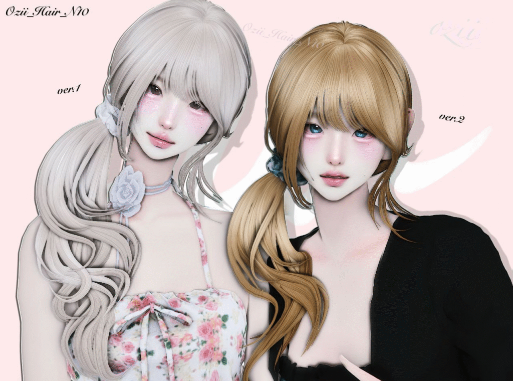 Ozii CC makeup for The Sims 4