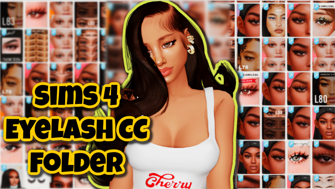 Sims 4 EyeLash CC Folder