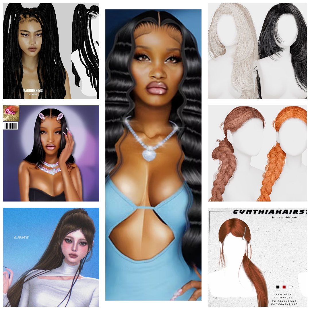 Sims 4 CC Hair folder Must-Have Download!