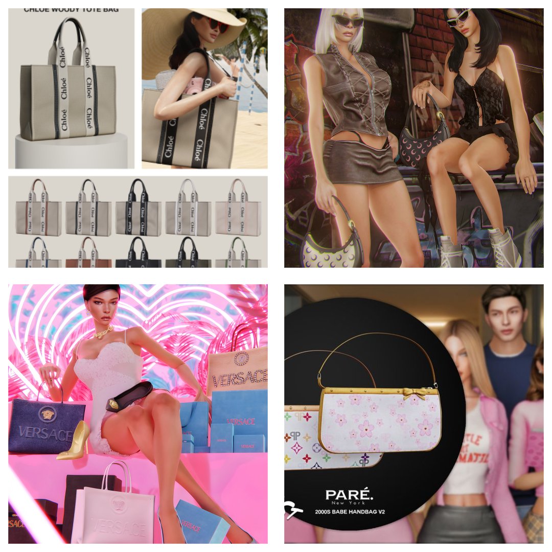 Versace bag mod for Sims 4