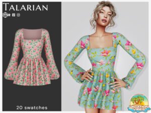 Sims 4 Jordan Dress CC