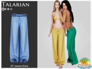 Sims 4 Margo Bikini & Beach Pants CC