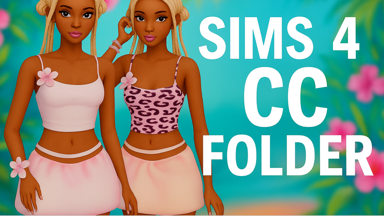 SIMS 4 HAIR AND CLOTHES FOLDER