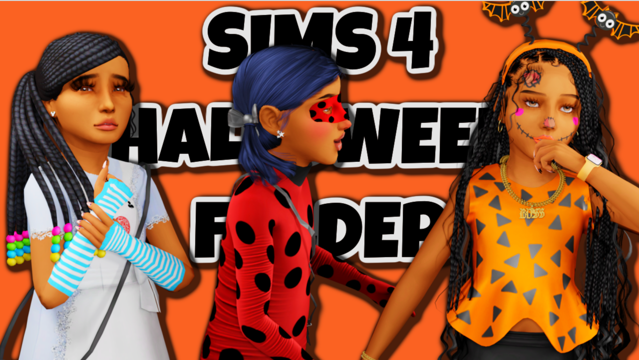 SIMS 4 KIDS Halloween costumes cc