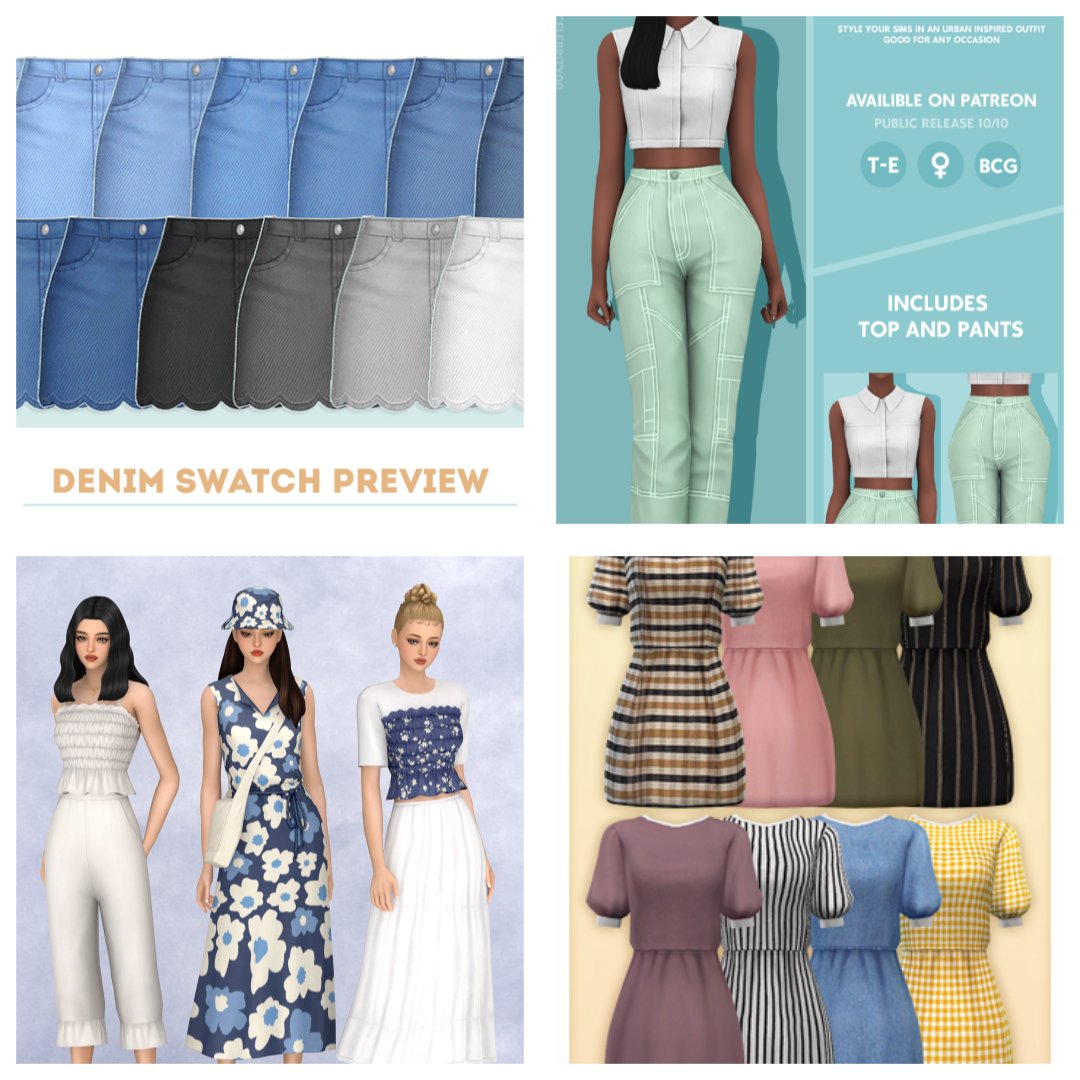 Sims 4 Fall CC Collection