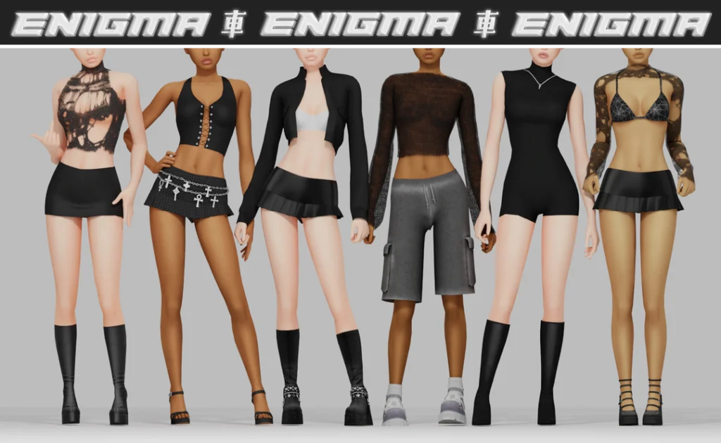 B0T0XBRAT Enigma Sims 4 CC B0T0XBRAT Enigma Sims 4 CC outfit