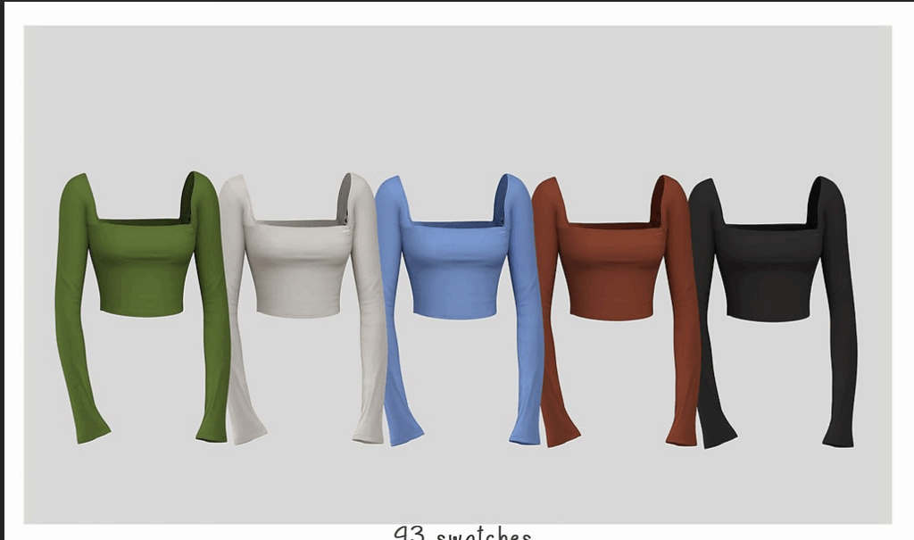 elliesimple - tight long sleeve top