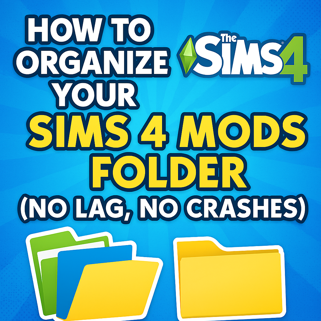 How to Organize Your Sims 4 Mods Folder (No Lag, No Crashes)