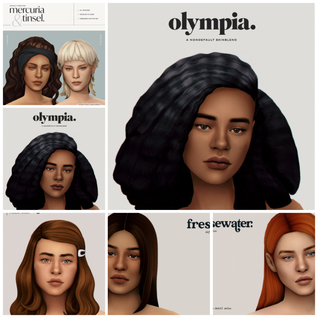 Sims 4 Lamatisse Skinblend CC