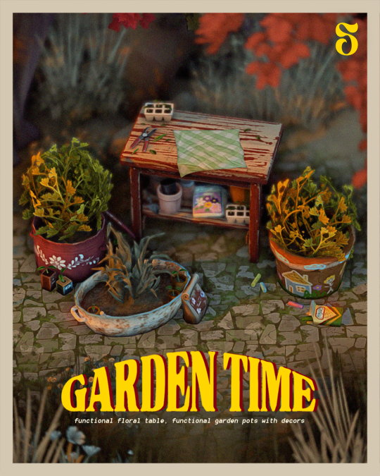 Sims 4 garden decor CC